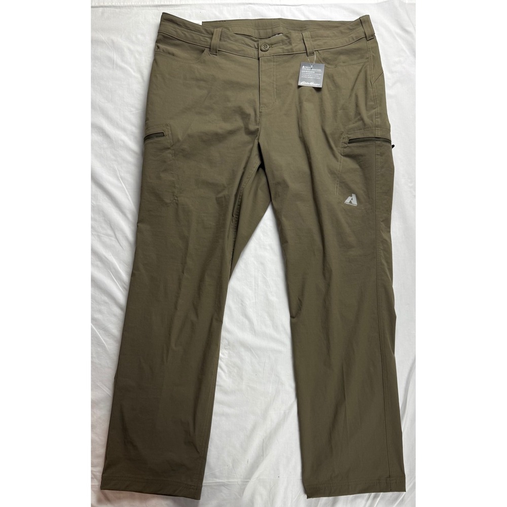 Eddie Bauer First Ascent Guide Pro Pants Womens 20W Slatgreen Hiking Stretch - Picture 7 of 16